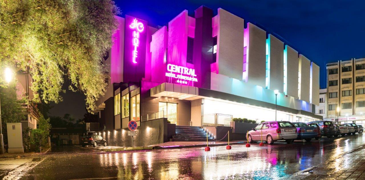 Central Hotel, Fitness And Spa Vinica Kültér fotó